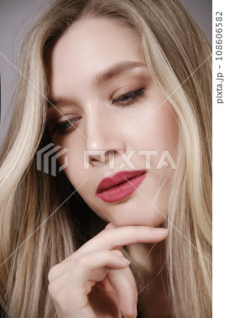 Serious Blond Woman 108606582