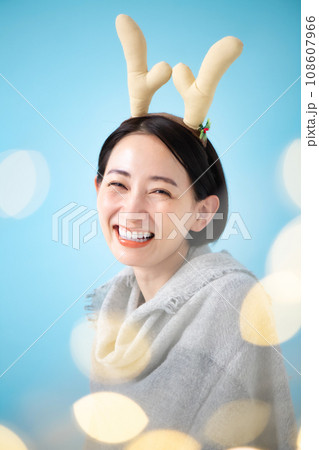 クリスマス トナカイ 女性 クリスマス トナカイ 女性 108607966