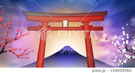 鳥居のある風景 鳥居のある風景 108608960