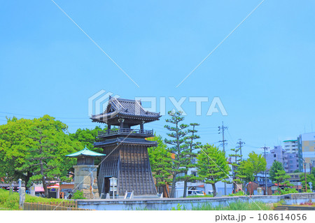 愛知県名古屋市、宮の渡し公園の風景 108614056