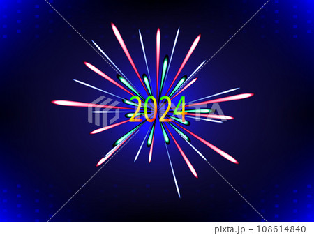 Christmas exploding star fireworks telecoms electricity network connection abstract background vector illustration 108614840