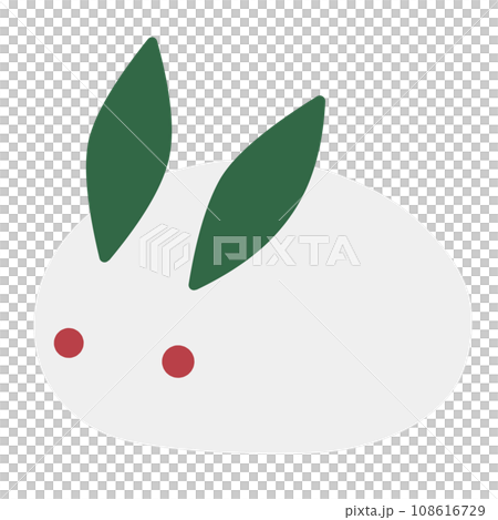 A snow rabbit A snow rabbit 108616729