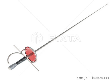 Foil Fencing, 3D rendering 108620344