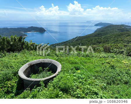 愛媛県伊方町 伽藍山展望台 防空監視哨音壕跡 愛媛県伊方町 伽藍山展望台 防空監視哨音壕跡 108620346