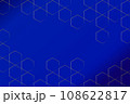 亀甲の青背景 108622817