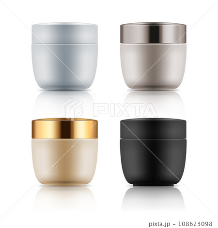 Plastic jar for cosmetic cream 108623098