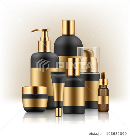 Realistic package for luxury cosmetic 108623099