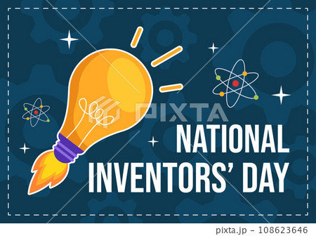 National Inventors Day Vector Illustration on February 11 Celebration of Genius Innovation to Honor Creator of Science in Flat Cartoon Background National Inventors Day Vector Illustration on February 11 Celebration of Genius Innovation to Honor Creator of Science in Flat Cartoon Background 108623646