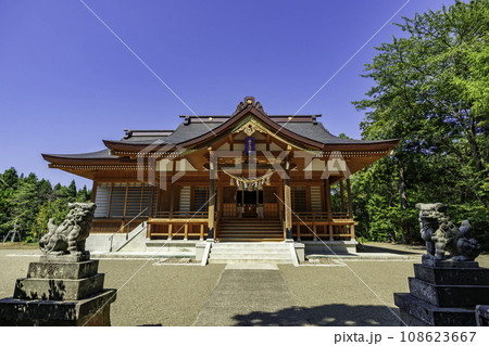 上越 春日神社 拝殿 新潟県上越市 上越 春日神社 拝殿 新潟県上越市 108623667