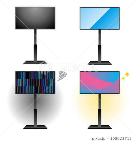 4点セットのスタンド付きテレビno.6 4点セットのスタンド付きテレビno.6 108623715