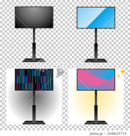 4点セットのスタンド付きテレビno.6 4点セットのスタンド付きテレビno.6 108623715