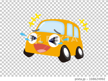 一輛可愛的黃色汽車，會讓你哭笑不得。 108624992
