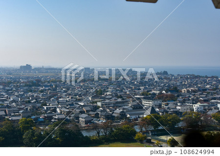 彦根城から見る彦根市の風景 彦根城から見る彦根市の風景 108624994
