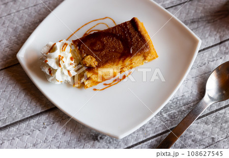 Pan de calatrava dessert served on platter Pan de calatrava dessert served on platter 108627545