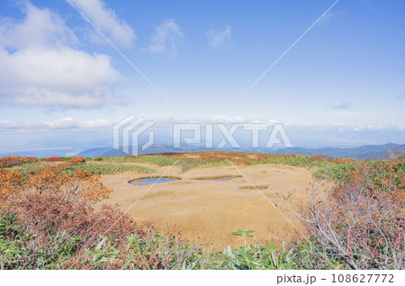 山形　秋の月山（弥陀ヶ原) 108627772