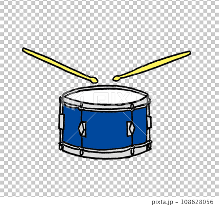 一個小鼓的插圖 一個小鼓的插圖 108628056