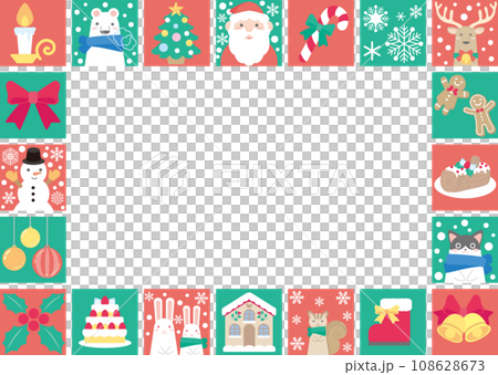 cute christmas frame material cute christmas frame material 108628673