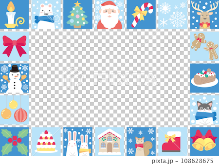 cute christmas frame material cute christmas frame material 108628675