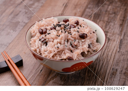 赤飯 茶碗 赤飯 茶碗 108629247