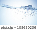 泡のブクブク全面にあり　健康や医療イメージ　波の素材 108630236