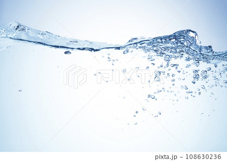 泡のブクブク全面にあり　健康や医療イメージ　波の素材 108630236
