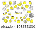 シンプルなフルーツのイラストセット 108633830