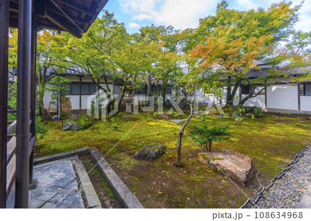 仁和寺御殿 黒書院 中庭 御殿廻廊 仁和寺御殿 黒書院 中庭 御殿廻廊 108634968