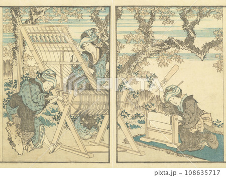 北斎 江戸時代の女性たち 北斎 江戸時代の女性たち 108635717