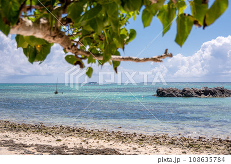 沖縄　竹富島　カイジ浜 108635784