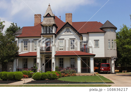 Old Gingerbread Style Mansion Located in Rural South East Texas Old Gingerbread Style Mansion Located in Rural South East Texas 108636217