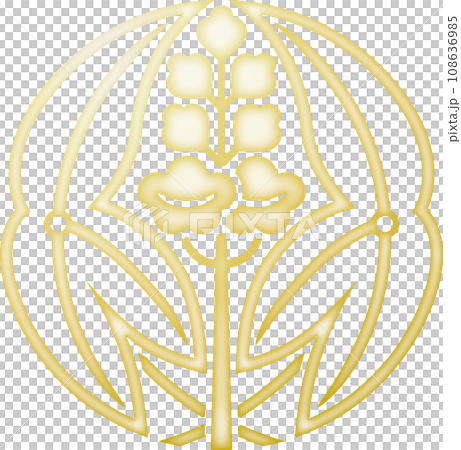 Family crest: Kagedakizawa [gold] 108636985
