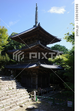 安土城跡にある三重塔 安土城跡にある三重塔 108636998