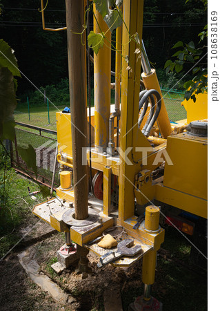 water well, drilling machine, spring, underground springs, 108638169