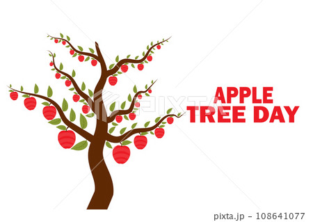 Apple Tree Day Vector illustration Apple Tree Day Vector illustration 108641077
