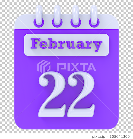 icon calendar 3d render icon calendar 3d render 108641300