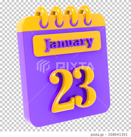 icon calendar 3d render icon calendar 3d render 108641301