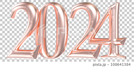 Number With Font 3D Render Number With Font 3D Render 108641384