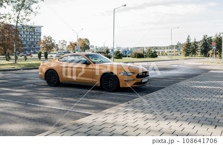 ford mustang motor car ford mustang motor car 108641706