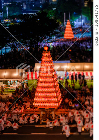 ユネスコ無形文化遺産の戸畑祇園大山笠2023 ユネスコ無形文化遺産の戸畑祇園大山笠2023 108641725