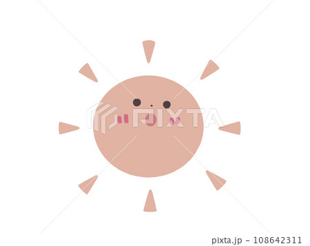キョトンとした太陽 108642311