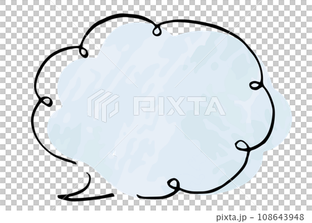 Simple speech bubble cute 108643948