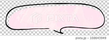 Simple speech bubble cute 108643949