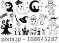 手書きハロウィン 108645287
