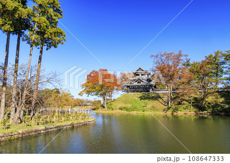 新潟　高田城址の紅葉 108647333