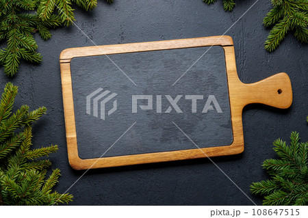 Christmas cooking board 108647515