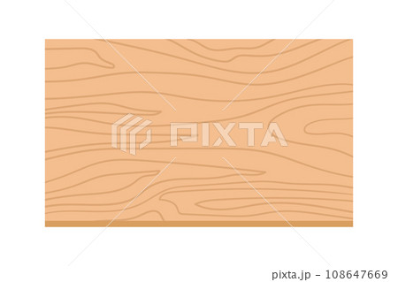 Square shaped wooden plank. Hand drawn imitation of a wood material. Vector illustration Square shaped wooden plank. Hand drawn imitation of a wood material. Vector illustration 108647669