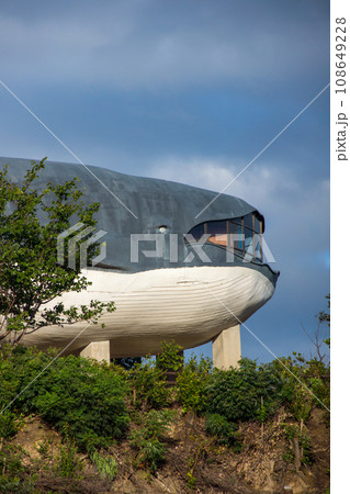 旧下関水族館の鯨館の夕方の号泣（2023年5月） 108649228