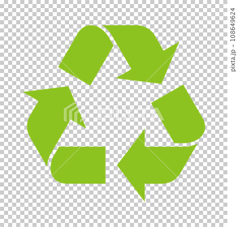 Arrow icon representing recycling and circulation 108649624