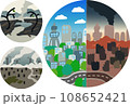 環境破壊のイラスト 108652421