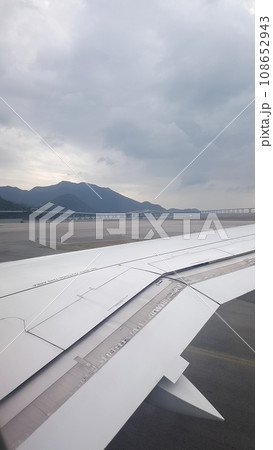 view from airplane window view from airplane window 108652943